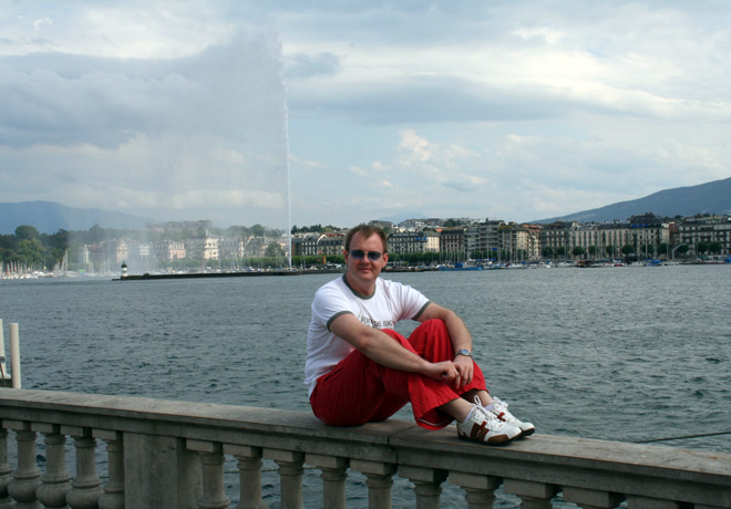 Nad jeziorem w Genewie